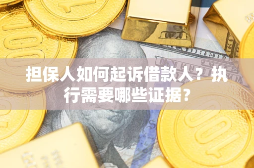 济南担保人如何起诉借款人？执行需要哪些证据？
