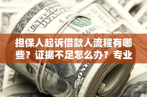 济南担保人起诉借款人流程有哪些？证据不足怎么办？专业律师解答