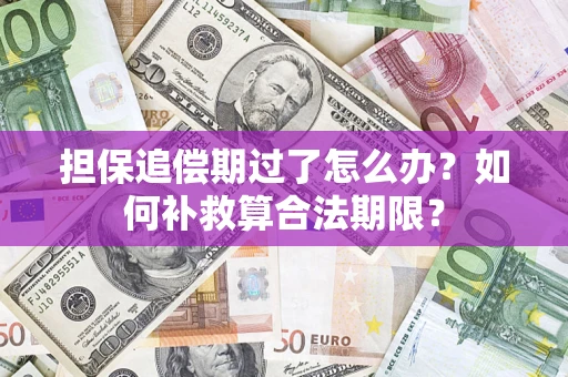 济南担保追偿期过了怎么办？如何补救算合法期限？