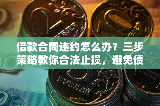济南借款合同违约怎么办？三步策略教你合法止损，避免债务危机升级
